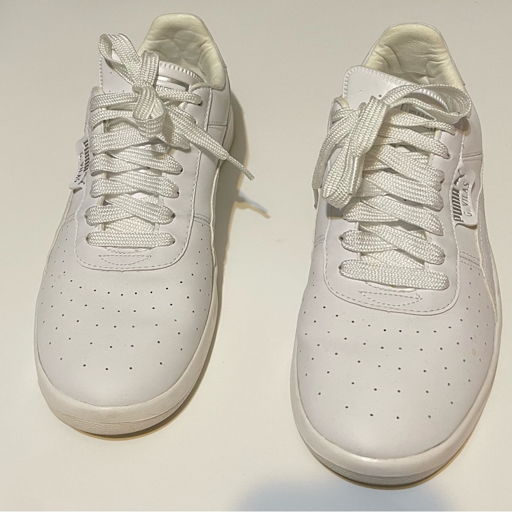 Puma G Vilas L2 Sneakers Size 10.5 US. White. USED.